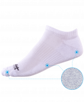 Носки низкие c амортизацией SW-207, белый, 2 пары