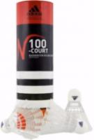 Воланы для бадминтона Adidas N100 Court-Middle, 6 штук