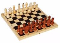 Шахматы лакированные, 29х14х3 см