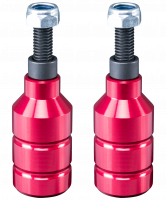 Набор пегов для трюкового самоката Drop Alu Red, 2 шт.
