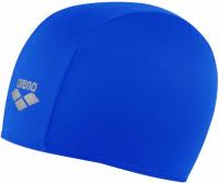Шапочка для плавания Arena Polyester Jr 9114979, ярко-синий, полиэстер