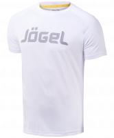 Футболка тренировочная JTT-1041-018, полиэстер, белый/серый