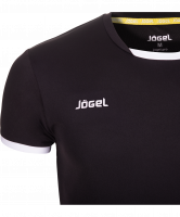 Футболка волейбольная JVT-1030-061, черный/белый