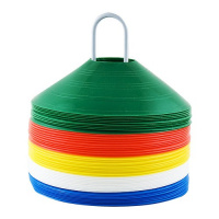 Фишки для разметки поля "MITRE Space Markers" арт.A3007AAA, усеч.конусы,пластик,комп.из 50 шт,5 цвет