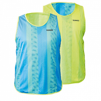 Манишка "TORRES" двухсторонняя, арт.TR11046Y/B, р.Sr, тренировочная, полиэстер,  желто-синяя