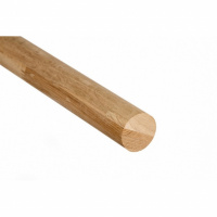 Поручень к стойкам 2 м дуб цельный + лак, ПРЕМИУМ