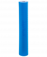 Коврик для йоги FM-201, TPE, 173x61x0,4 см, синий/серый