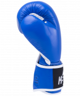 Перчатки боксерские Wolf Blue, кожа, 8 oz