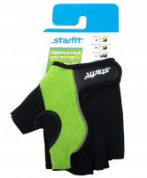 Перчатки для фитнеса SU-108, зеленые/черные