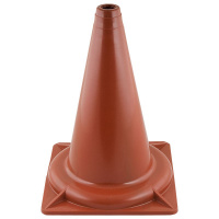 Конус тренировочный  (КТ) ЭКОНОМ, арт.MR-K32E, выс. 32 см, жест.пластик,ПОДХОД.ШТАНГИ арт.MR-S106/150,БОРДОВ