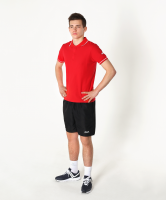 Поло детское JPP-5101-021, красный/белый