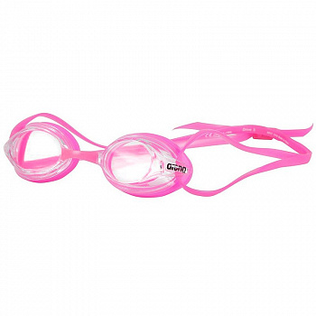 Очки для плавания  "ARENA Drive 3", арт.1E03591, ПРОЗРАЧНЫЕ линзы, сменная перенос., розовая оправа