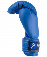 Набор для бокса 4oz, к/з, черный/синий