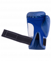 Перчатки боксерские, 10oz, к/з, синие