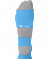 Гетры футбольные JA-006 Essential, голубой/серый