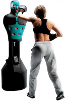 Тренажер для бокса Slam Man NEW! AeroFit, бирюзово-серый