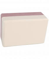 Блок для йоги YB-201 EVA, 22,8х15,2х10 см, 350 гр, пыльная роза