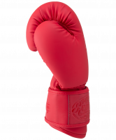 Перчатки боксерские BGS-V010, красный, 10 oz