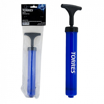 Насос "TORRES", арт.SS1020, 20 см, пластик, игла (7 мм), синий