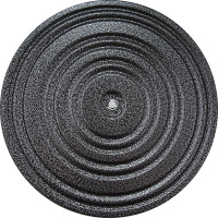 Диск здоровья, арт.MR-D-03, металлический, диам.28 см, окрашенный, ЗЕЛЕН/ЧЕРНЫЙ