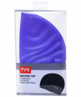 Шапочка для плавания Wrinkle Free Silicone Cap, силикон, LCS/510, фиолетовый