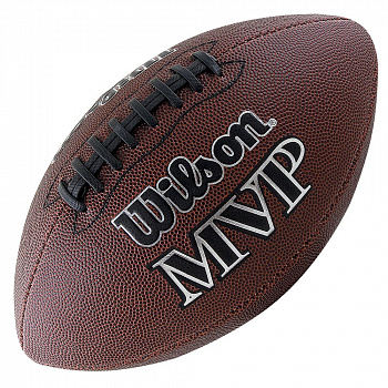 Мяч для американского футбола "WILSON NFL MVP Official" арт.WTF1411XB, резина, бутил. камера, коричневый