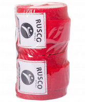 Бинт боксерский, 3,5 м, хлопок, красный