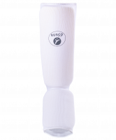 Защита голень-стопа, хлопок, белый