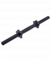 Гриф гантельный BB-106, пластиковый, с пластиковыми замками, 45 см