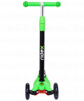 Самокат 3-колесный Snappy 2.0 3D 120/80 мм, зеленый