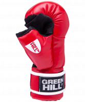 Перчатки для рукопашного боя PG-2047, к/з, красный