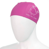 Шапочка для плавания детская  "FASHY Polyester kids Printed Cap", арт.3220-00-43, полиэстер, розовый