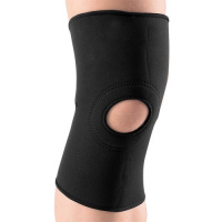 Суппорт колена открытый "TORRES"  арт.PRL6004M, р.M, неопрен 3 мм, черный