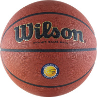 СЦ*Мяч баскетбольный  WILSON Solution VTB24, арт.WTP000265, р.7, FIBA Appr, микрофибра, бутил. камера, коричн