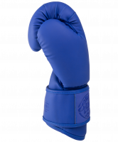 Перчатки боксерские BGS-V010, синий, 10 oz