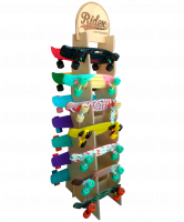 Стойка для скейтбордов "Пирамида", островная, 184 см