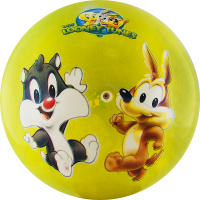 Мяч детский  "Looney Tunes", арт.WB-LT-001,  диам. 23 см, пластизоль, салатовый