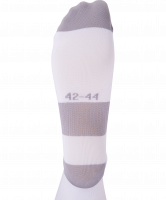 Гетры футбольные Essential JA-006, белый/серый