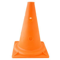 Конус тренировочный  арт.У622/MR-K32-O, выс.32 см, жест.пластик, без втулки, С ОТВЕРСТИЯМИ, оранж