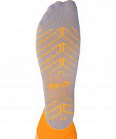 Гетры футбольные JA-003, оранжевый/белый