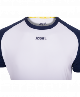 Футболка футбольная JFT-1011-019, белый/темно-синий, детская