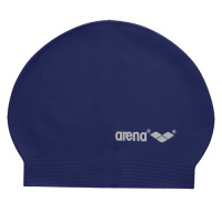 Шапочка для плавания  "ARENA Soft Latex", арт.9129472, ТЕМНО-СИНИЙ, латекс