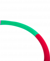 Обруч массажный "Сделай талию", 90 см, 2 кг, в мягком оплете