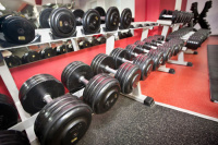 Набор фиксированных обрезиненных гантелей AeroFit RFD-40/50, 40-50 кг, 5 пар