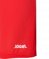 Шорты футбольные JFS-1110-021, красный/белый, детские