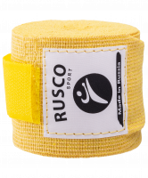 Бинт боксерский, 3,5 м, хлопок, желтый