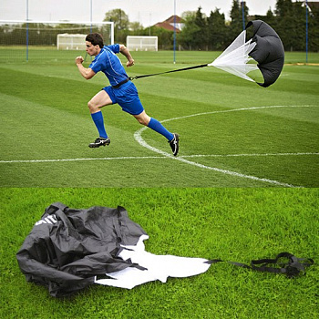 Парашют для тренировок "MITRE" арт. A4005BA1,нейлон,сумка для переноски,чер-бел