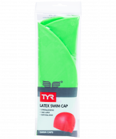 Шапочка для плавания Latex Swim Cap, латекс, LCL/322, зеленый