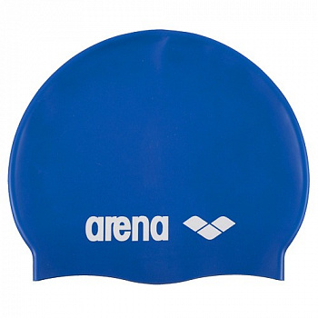 Шапочка для плавания  "ARENA Classic Silicone Jr", дет., арт.9167077, СИНИЙ, силикон