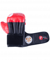 Перчатки для рукопашного боя PRO, к/з, красный